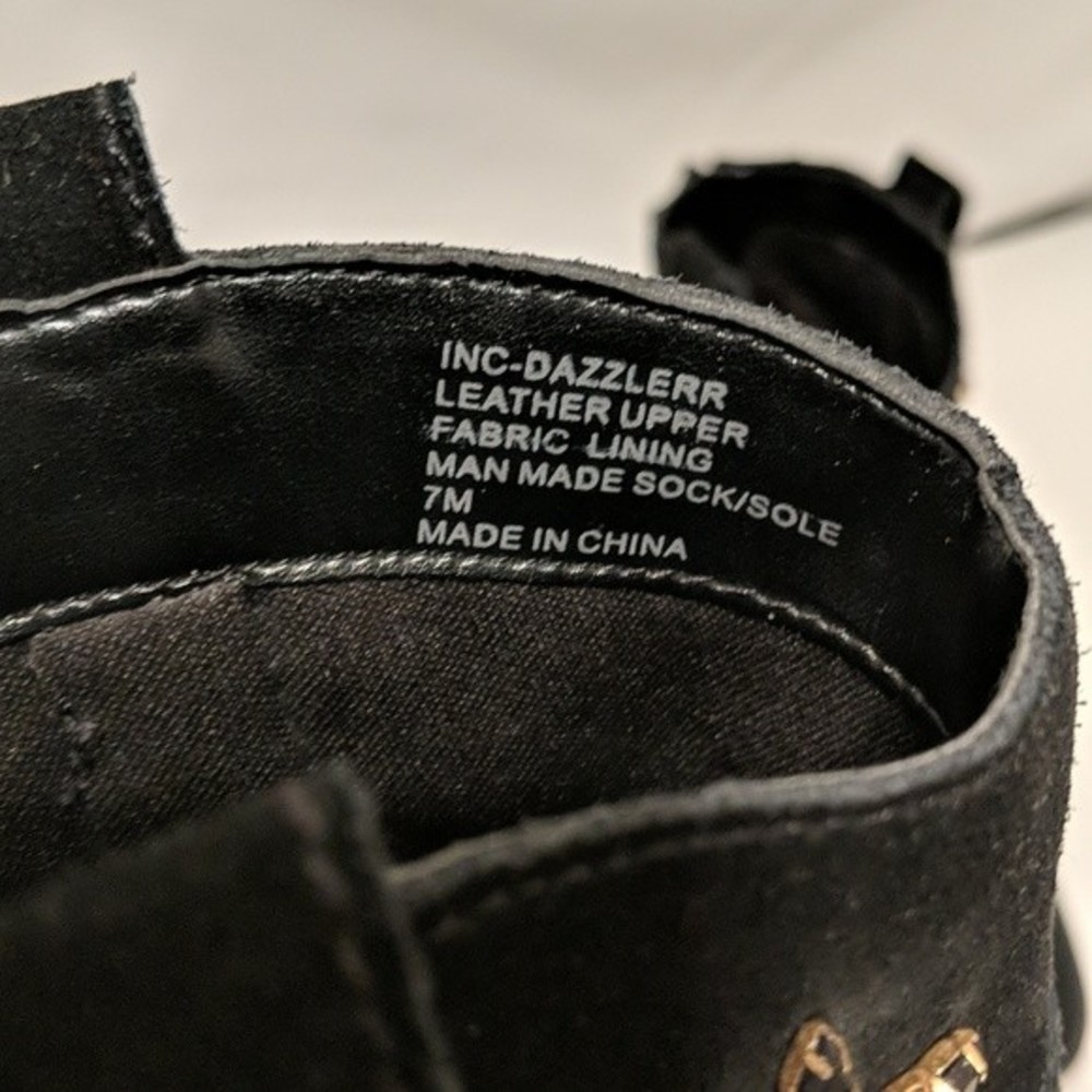 INC International Concepts Women's Dazzlers Black Stars Western Boots Si… - Picture 6 of 8